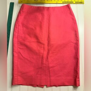 J. Crew Vibrant Pink Pencil Skirt